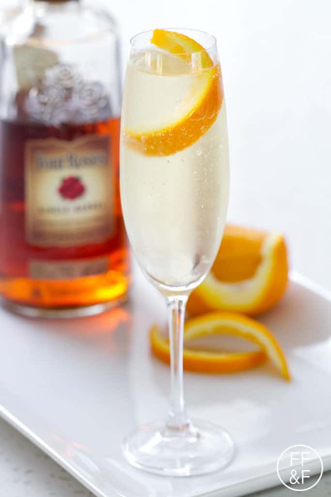 Sparkling Orange Bourbon Cocktail | Bon Aippetit