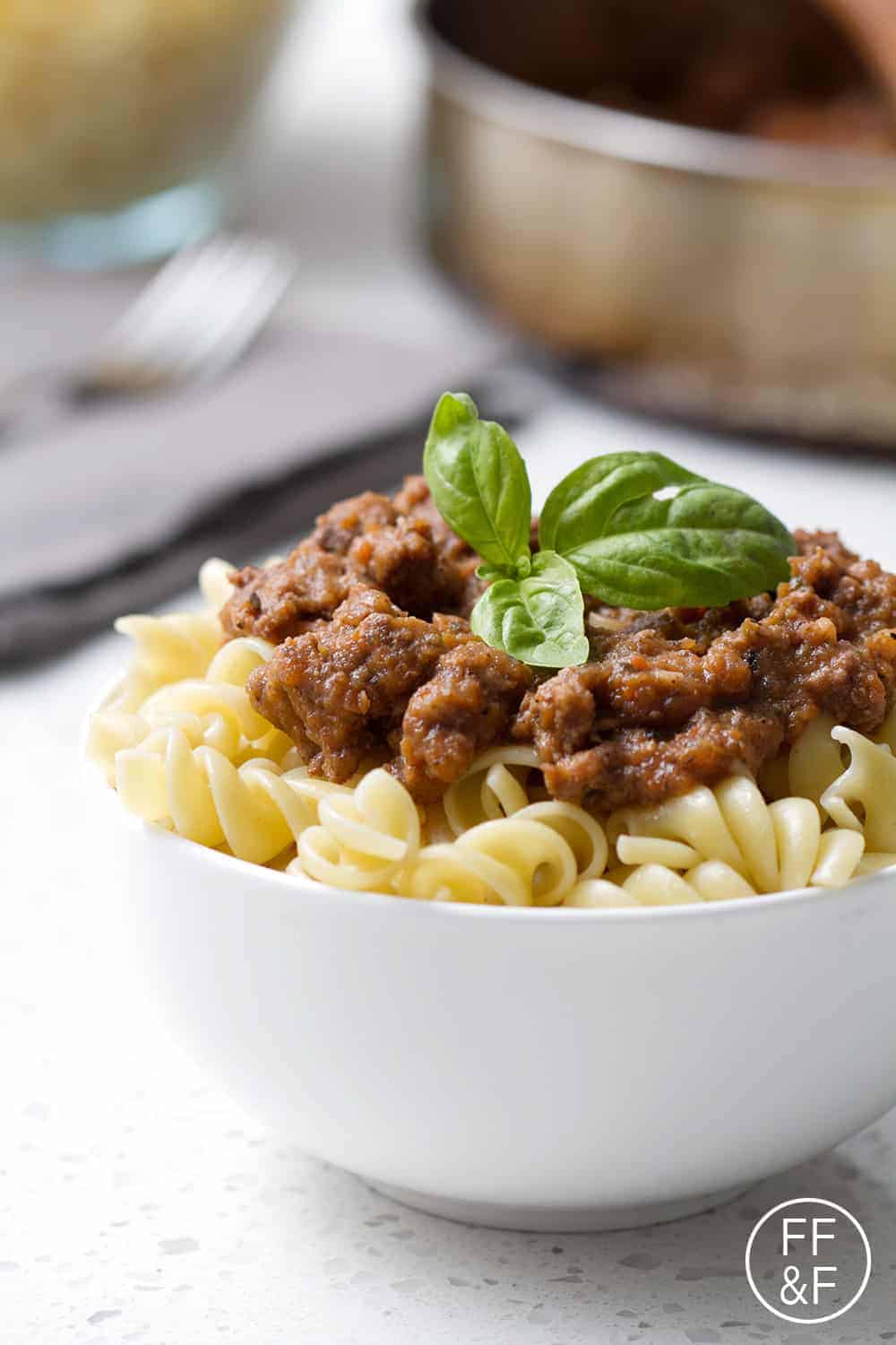 Nomato-Bolognese-25wm A tomato-less nomato sauce made of fresh veggies mixed with ground beef to create a not-so-classic Nomato Bolonese. This recipe is allergy friendly (gluten, dairy, shellfish, nut, egg, and soy free) and suits the autoimmune protocol diet.
