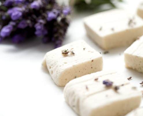 lavender and marshmallows