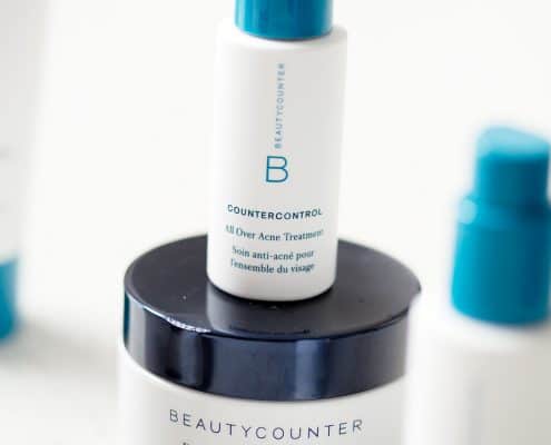 best acne solutions. beautycounter products on white background