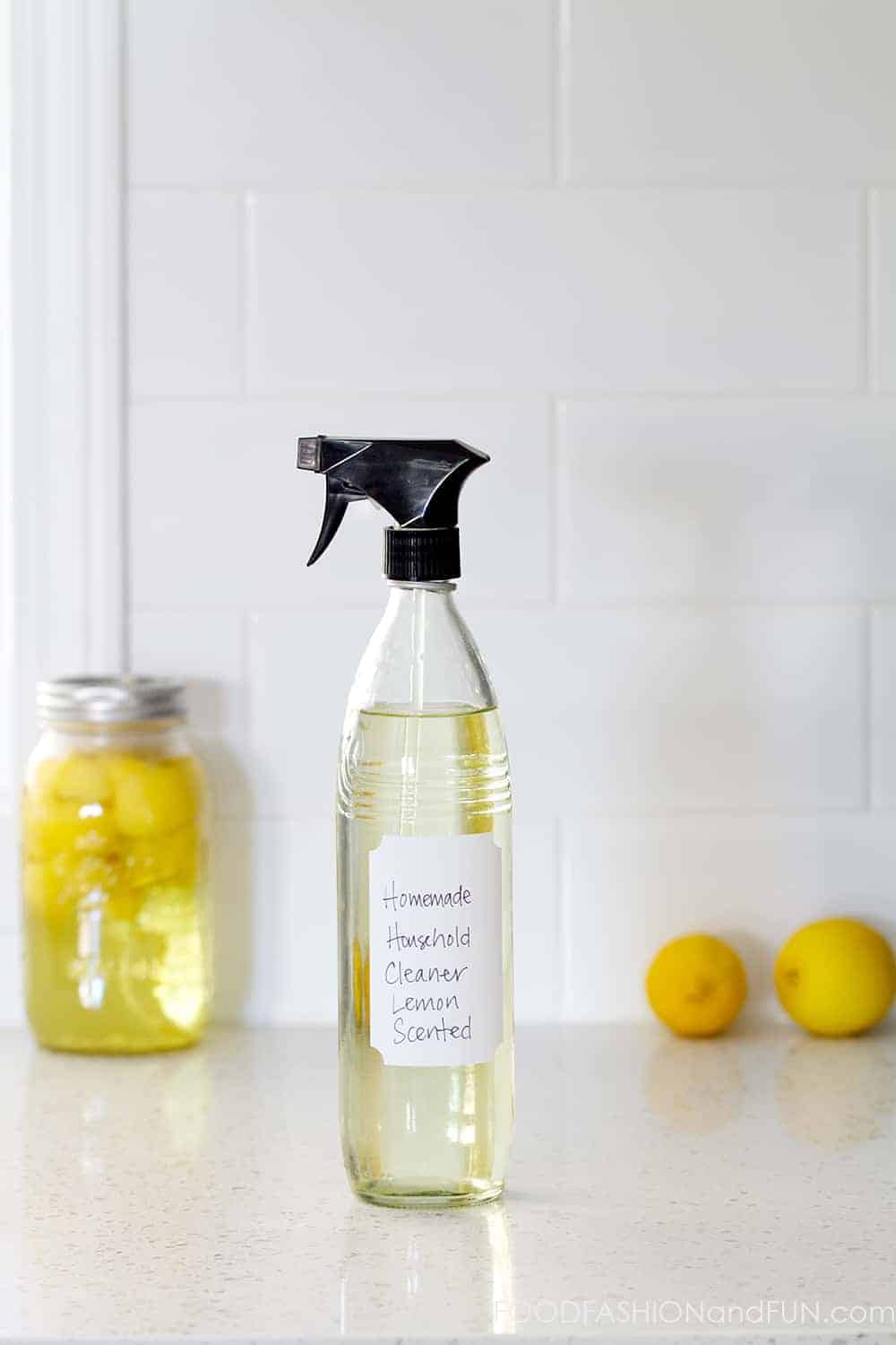 lemon vinegar, homemade household cleaner, lemons, diy, green cleaner, l