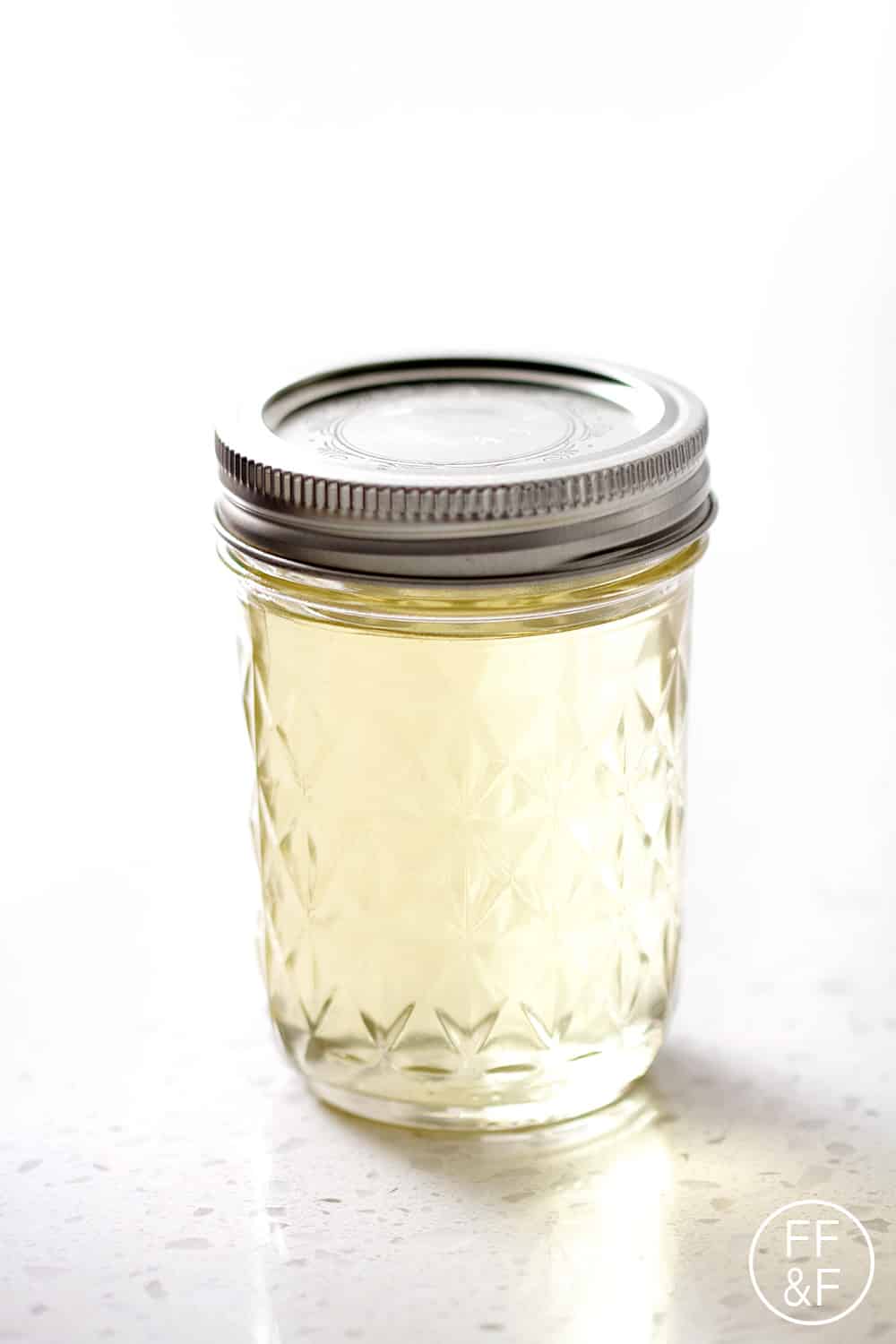 Mint Simple Syrup from foodfashionandfun.com