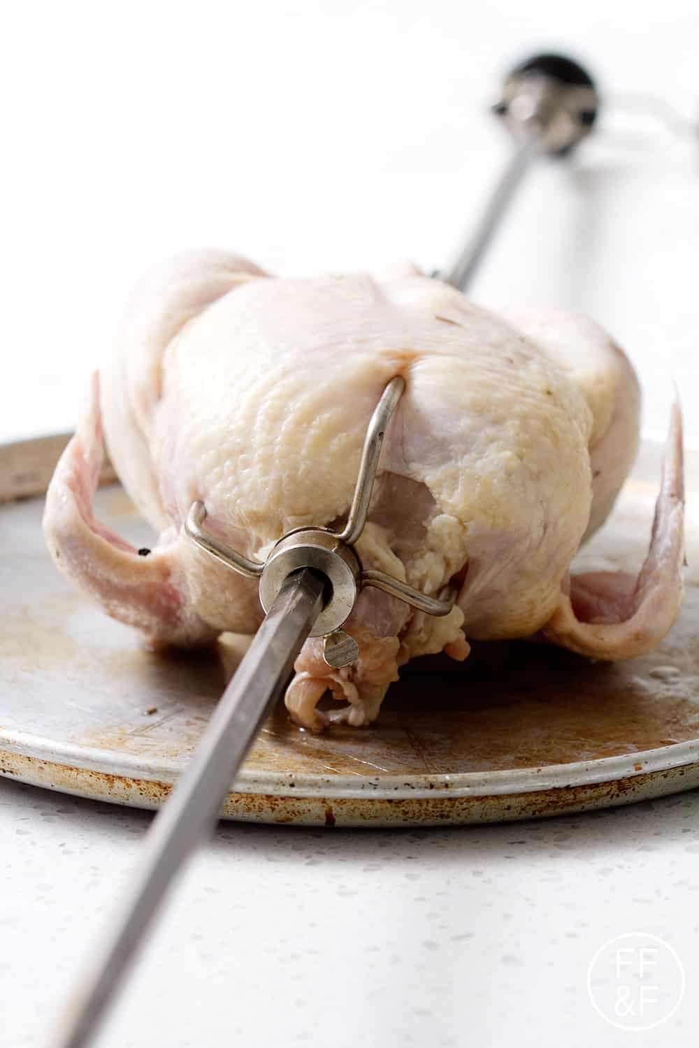 Simple Rotisserie Chicken + Tips for Using a Rotisserie