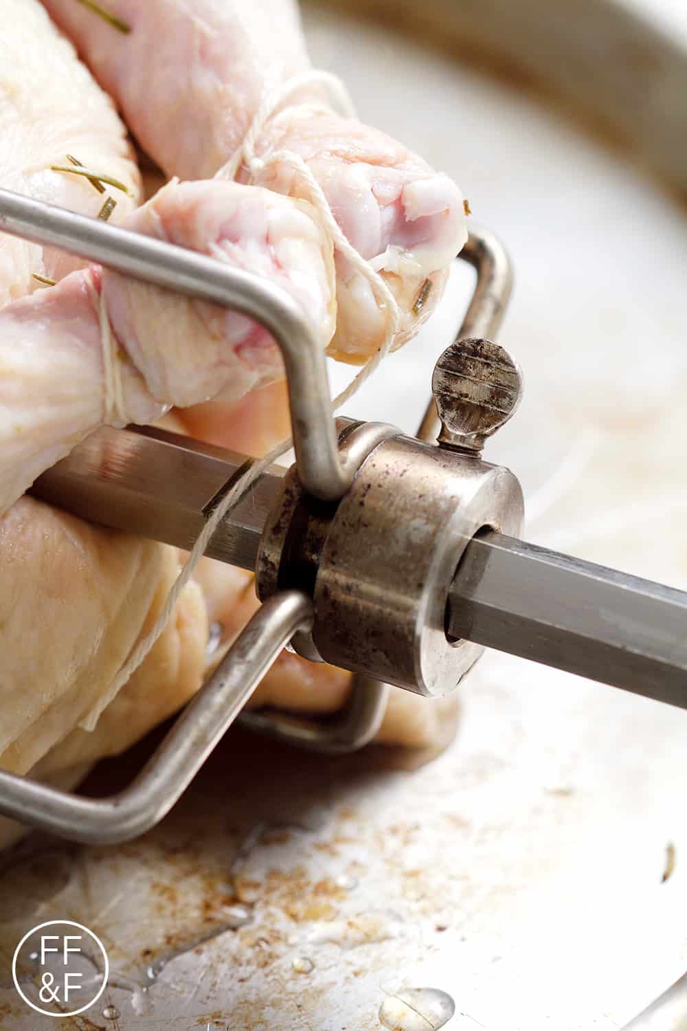 Simple Rotisserie Chicken + Tips for Using a Rotisserie