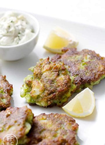 These Pesto Fish Patties are made of only 5 ingredients and that includes the salt! It’s amazingly flavorful even with such few ingredients. This recipe is great for paleo and autoimmune protocol diets.