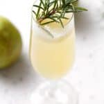 Rosemary Pear Sparkler from foodfashionandfun.com