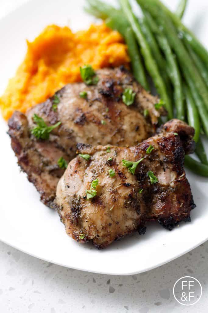 Get your summer grilling started with this Italian Chicken Marinade recipe. It’s only 5 ingredients and they’re all sitting in your pantry right now. This recipe is allergy friendly (gluten, dairy, nut, egg, soy and shellfish free) and suits the autoimmune protocol (AIP) and paleo diets.