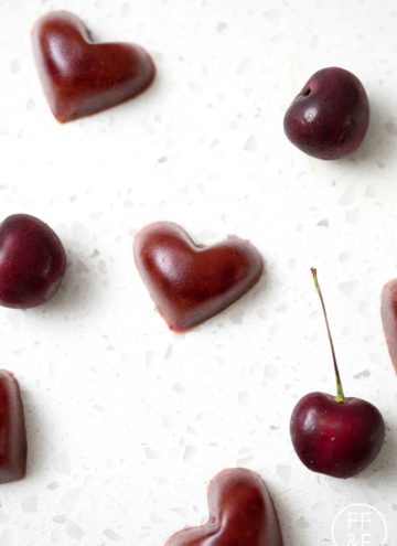 Naturally tart and sweet fruit make this Tart Cherry and Plum Gummies the perfect snack or dessert. This recipe is allergy friendly (gluten, dairy, seafood, nut, egg, and soy free) and suits the autoimmune protocol (AIP), and paleo diets.
