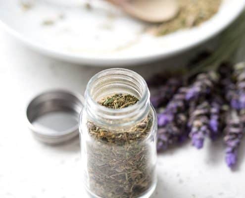 This Herbs de Provence Spice mixture is made of dried herbs, which are typical of the Provence region of southeast France. This mixture is made to fit the autoimmune protocol diet tastes great with chicken or fish and smells amazing. This recipe is allergy friendly (gluten, dairy, shellfish, nut, egg, and soy free) and suits the autoimmune protocol (AIP), paleo and vegan diets.