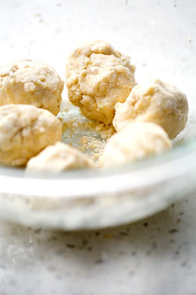 balls of (gluten free) dough