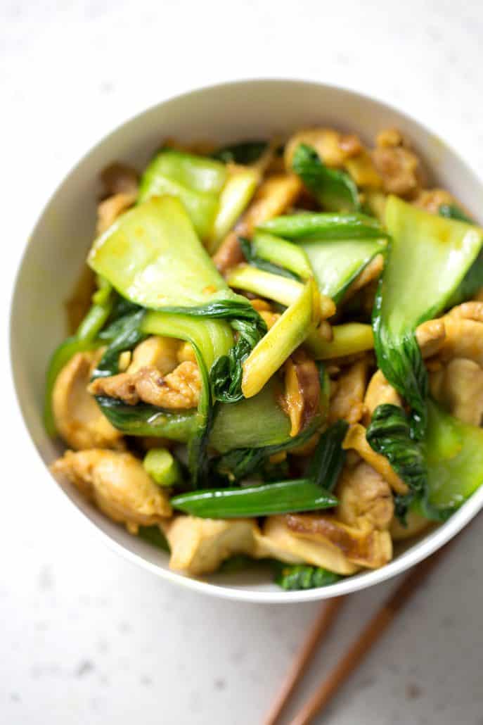 Chicken And Bok Choy Turmeric Stir Fry Bon Aippetit