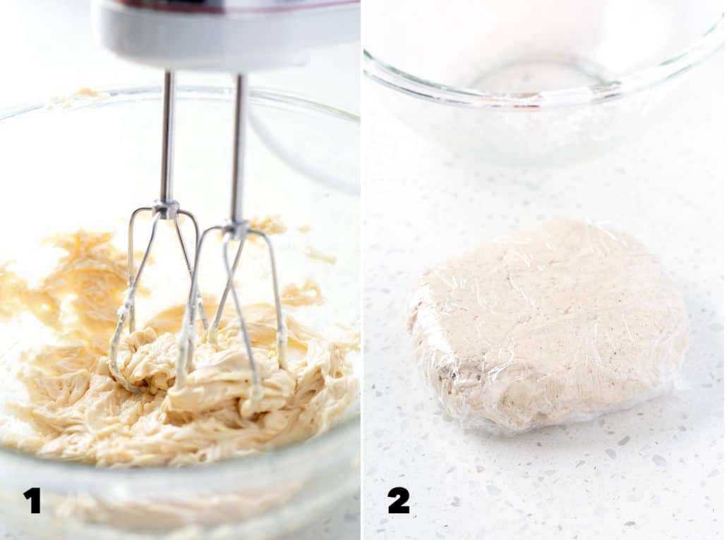 step by step instructions for making AIP 'Chocolate' Chip Cut Out Cookies
